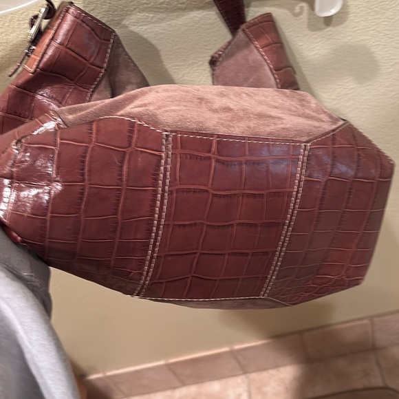 Kate Spade suede and leather Elegant Brown Shoulder Bag - Picture 8 of 9